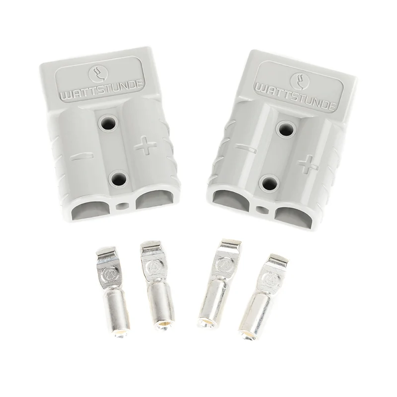 WATTSTUNDE® 2 x Anderson Stecker 50 A und 4 x Crimpkontakte