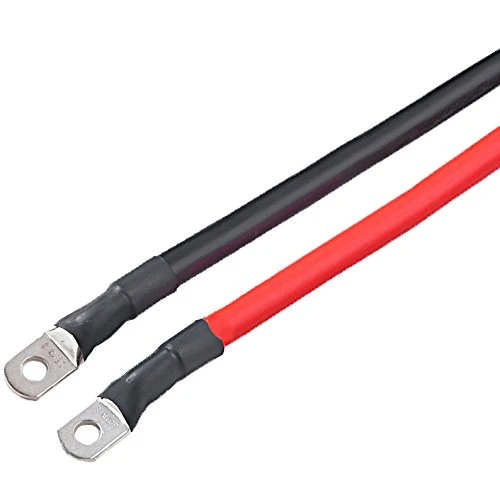 Votronic Hochstrom-Kabelsatz rot/schw 25 mm², 1 m lang für Inverter - 2268