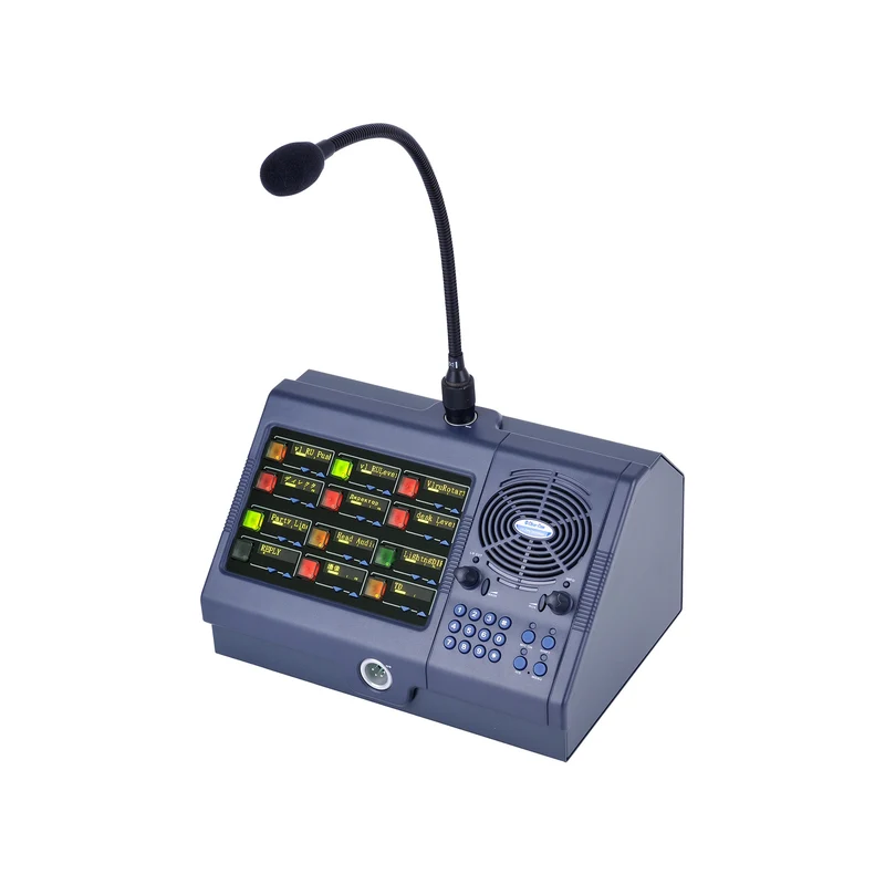 Clear-Com V12PDDX4Y-IP 12-Key Pushbutton Intercom Panel Desktop