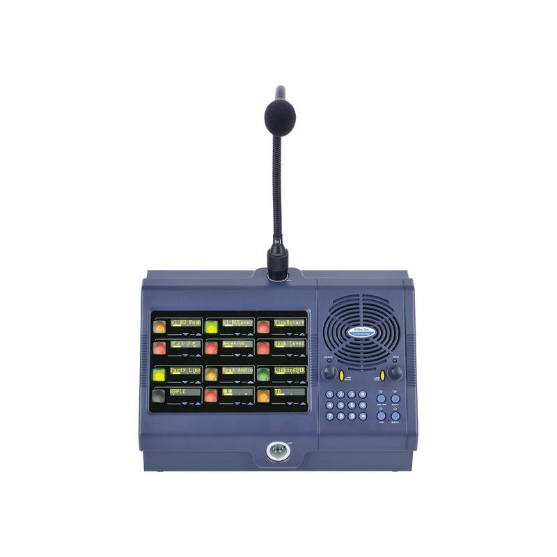 Clear-Com V12PDDX4Y-IP 12-Key Pushbutton Intercom Panel Desktop