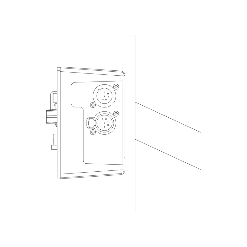 Clear-Com U-BOX-RJ45 Encore Surface Mount Enclosure for KB Stations