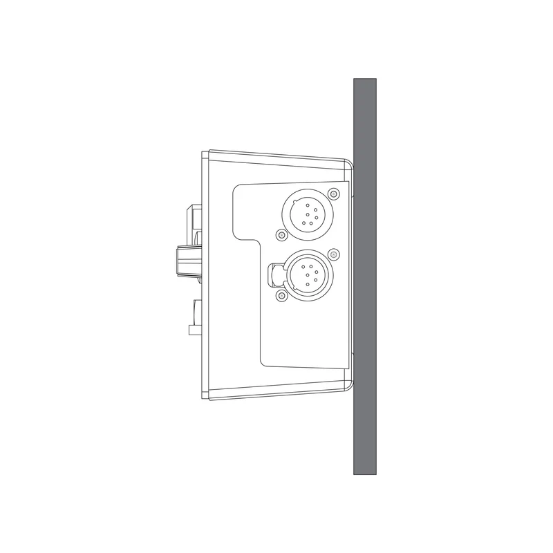 Clear-Com U-BOX-RJ45 Encore Surface Mount Enclosure for KB Stations