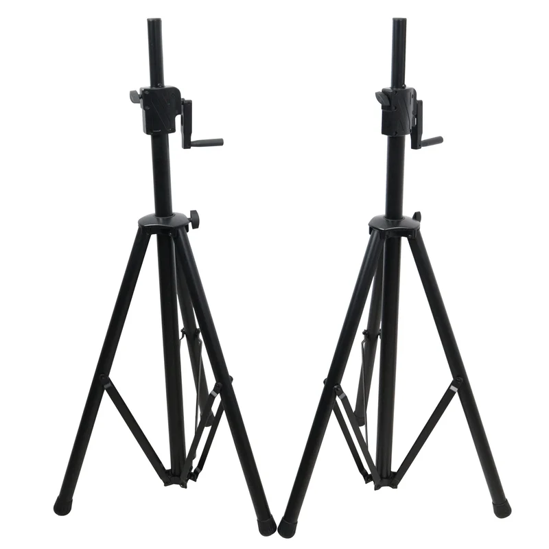 ProX T-SS21CX2PKG Twin Pack Telescoping Crank Speaker Stands With Bag