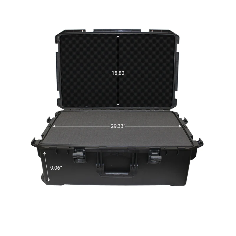 ProX UltronX Water Resistant Hard Case ABS Molded With Pluck Foam | Large