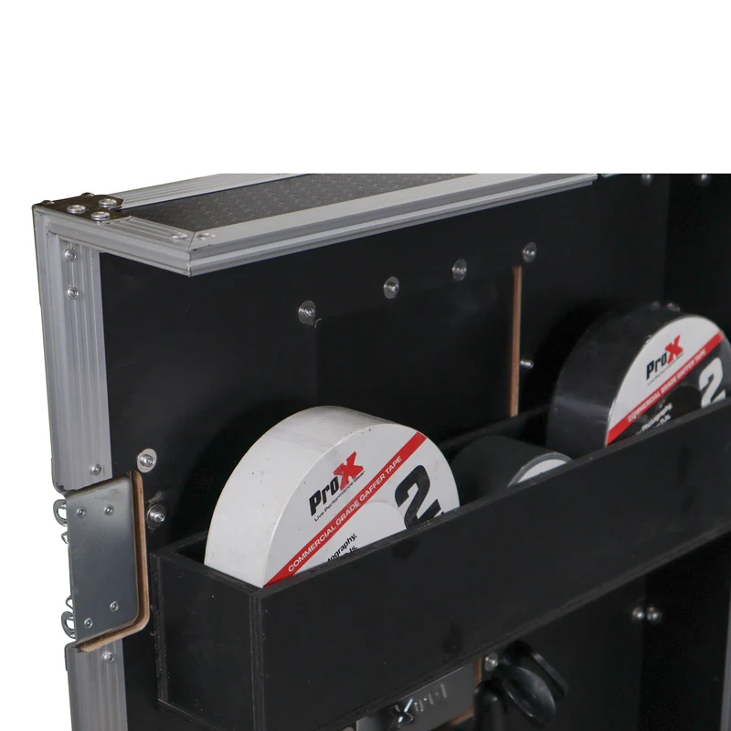 ProX XS-6DMIC25W ATA Flight Case For 25 Mic Stands With Drawers
