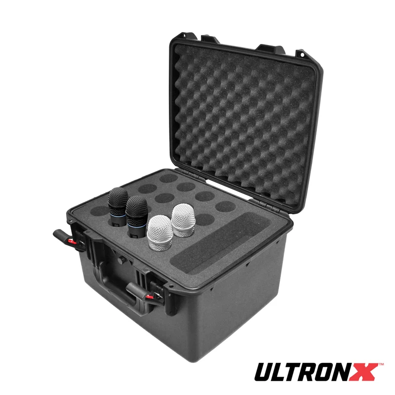 ProX XM-1216MIC UltronX Watertight Molded Microphone Travel Case