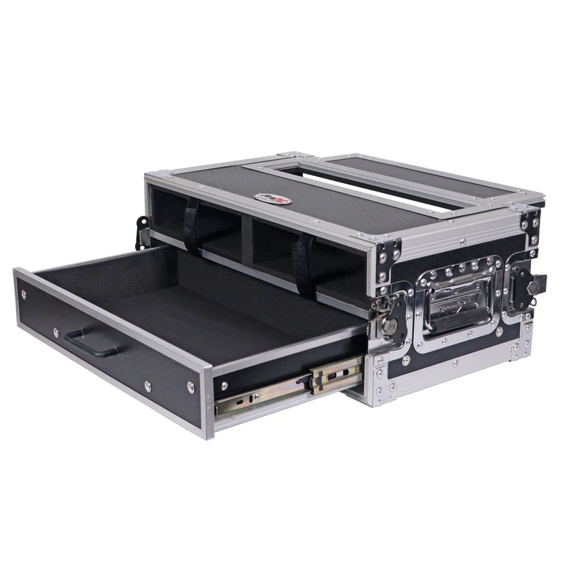 ProX XS-2WM2DR Wireless Mic ATA Flight Case With Utility Drawer