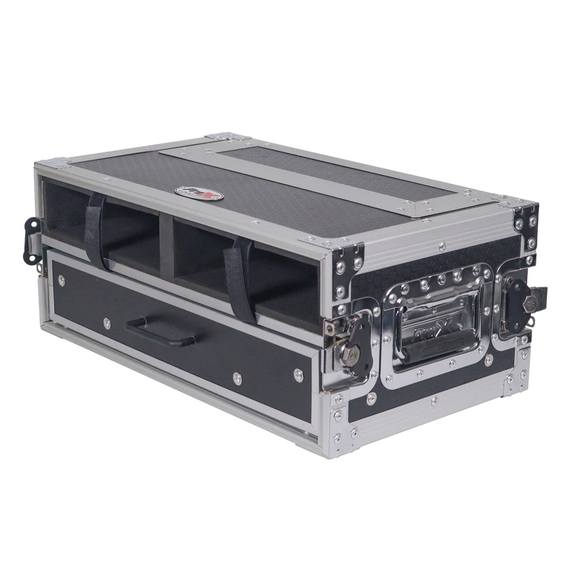 ProX XS-2WM2DR Wireless Mic ATA Flight Case With Utility Drawer