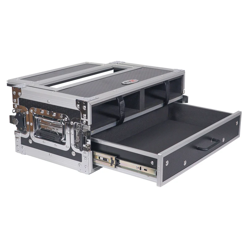 ProX XS-2WM2DR Wireless Mic ATA Flight Case With Utility Drawer