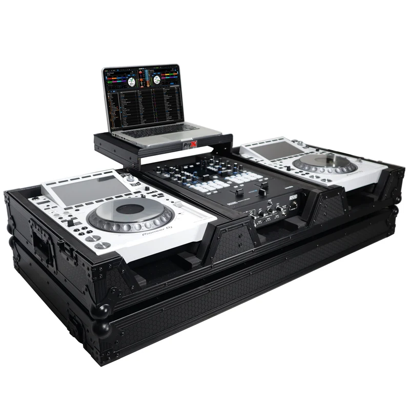 ProX XS-CDM3000WLTBL DJ Coffin Case for Pioneer CDJ-3000 and DJM-900NXS2