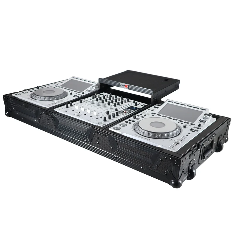 ProX XS-CDM3000WLTBL DJ Coffin Case for Pioneer CDJ-3000 and DJM-900NXS2