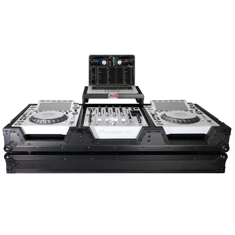 ProX XS-CDM3000WLTBL DJ Coffin Case for Pioneer CDJ-3000 and DJM-900NXS2