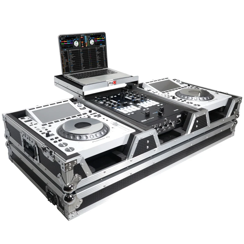 ProX XS-CDM3000WLT DJ Coffin Flight Case For Pioneer DJM-900NXS2 and CDJ-3000