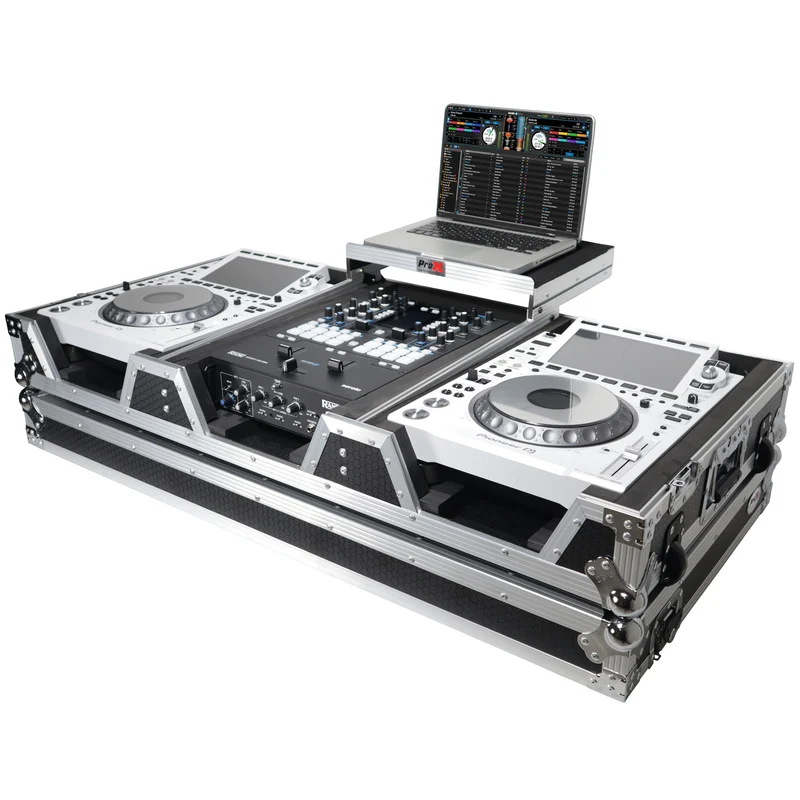 ProX XS-CDM3000WLT DJ Coffin Flight Case For Pioneer DJM-900NXS2 and CDJ-3000