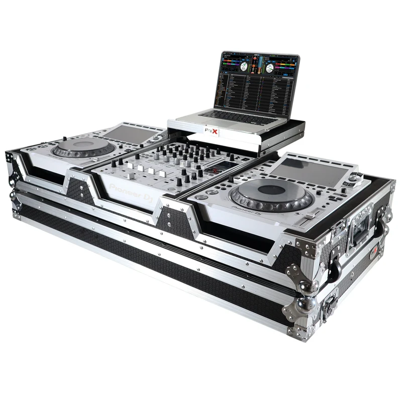 ProX XS-CDM3000WLT DJ Coffin Flight Case For Pioneer DJM-900NXS2 and CDJ-3000