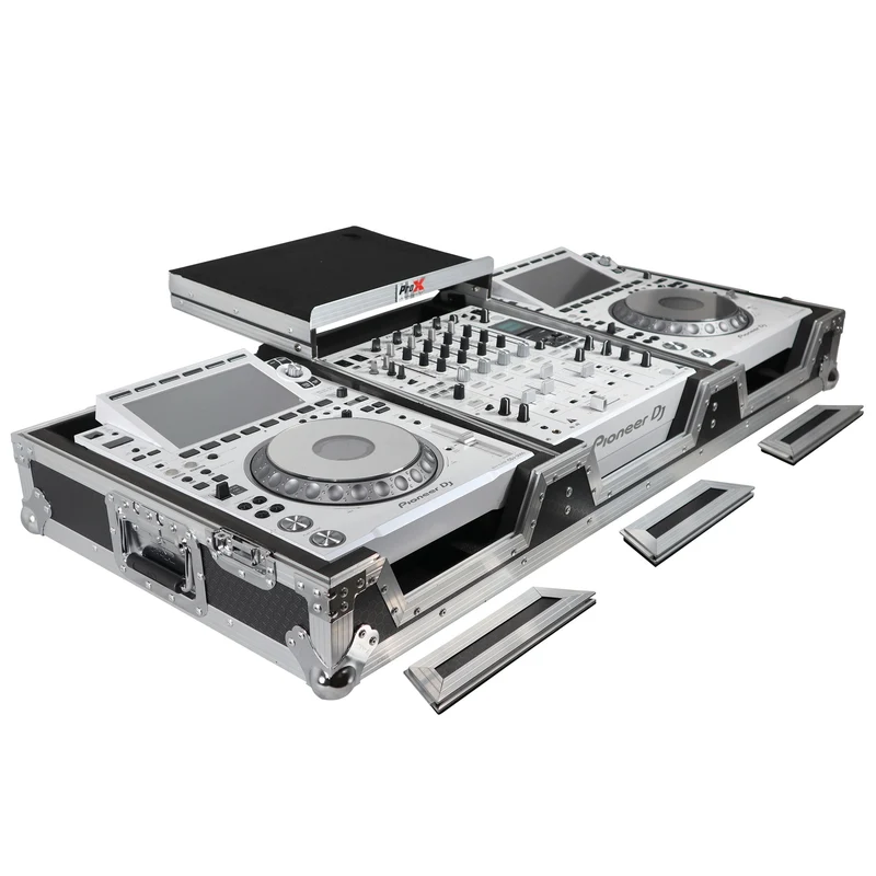 ProX XS-CDM3000WLT DJ Coffin Flight Case For Pioneer DJM-900NXS2 and CDJ-3000