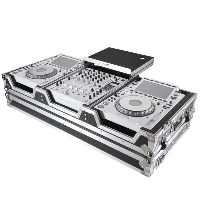 ProX XS-CDM3000WLT DJ Coffin Flight Case For Pioneer DJM-900NXS2 and CDJ-3000