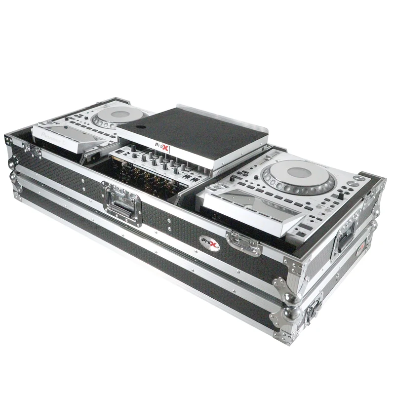 ProX XS-CDM3000WLT DJ Coffin Flight Case For Pioneer DJM-900NXS2 and CDJ-3000
