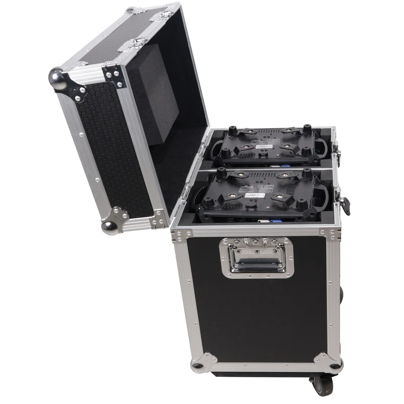 ProX XS-MH16X2W Moving Head Flight Case for 2 Units With Casters