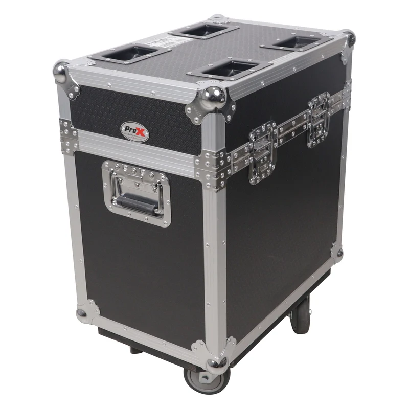 ProX XS-MH16X2W Moving Head Flight Case for 2 Units With Casters