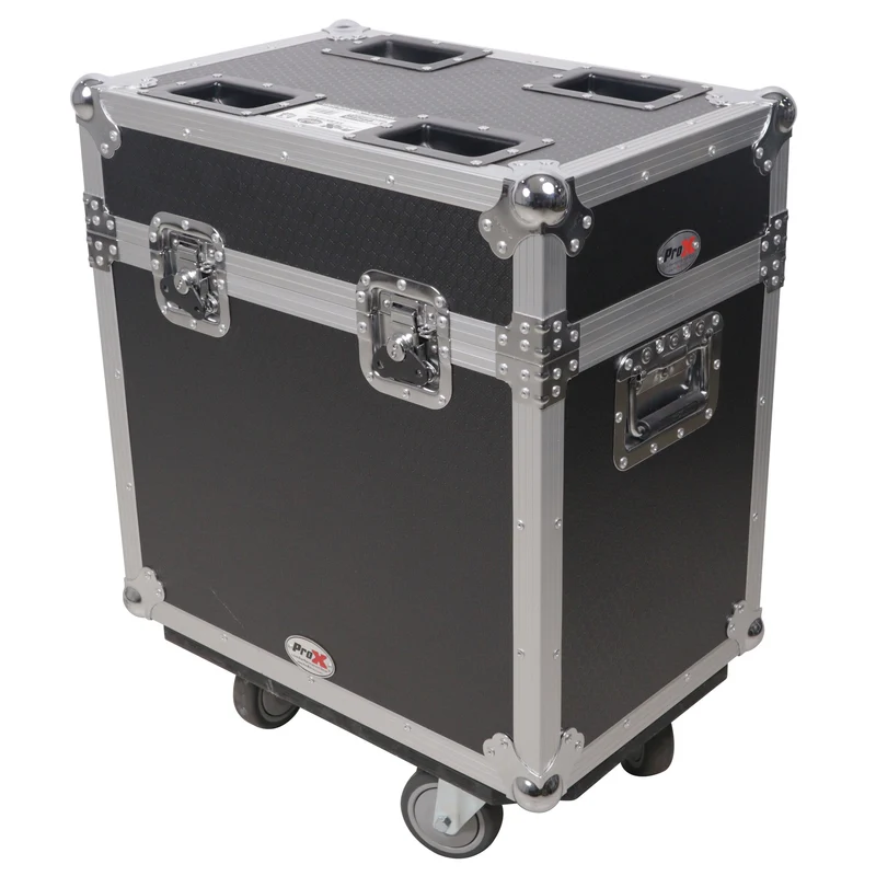 ProX XS-MH16X2W Moving Head Flight Case for 2 Units With Casters
