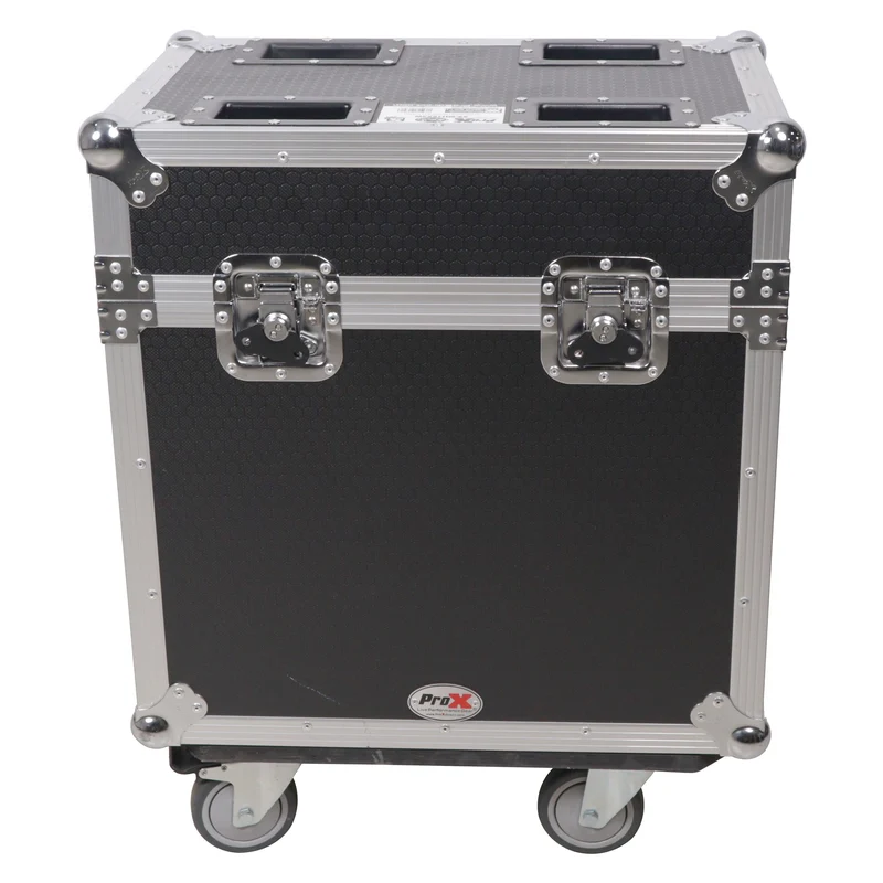 ProX XS-MH16X2W Moving Head Flight Case for 2 Units With Casters