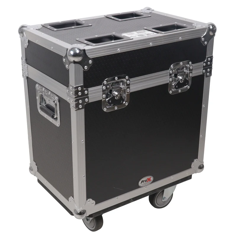 ProX XS-MH16X2W Moving Head Flight Case for 2 Units With Casters