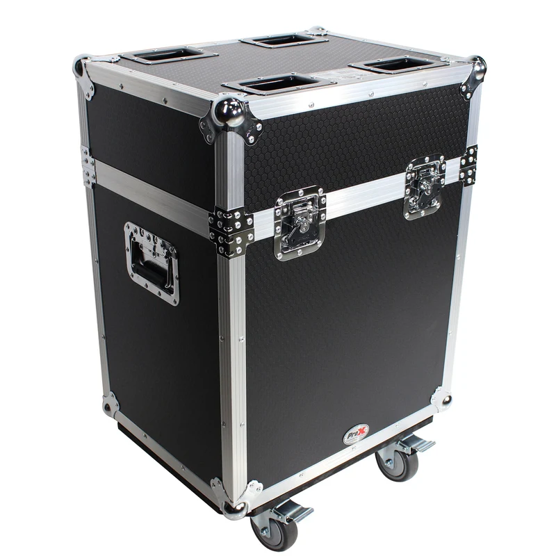ProX XS-MH140X2W Moving Head Flight Case for 2 Units With Casters
