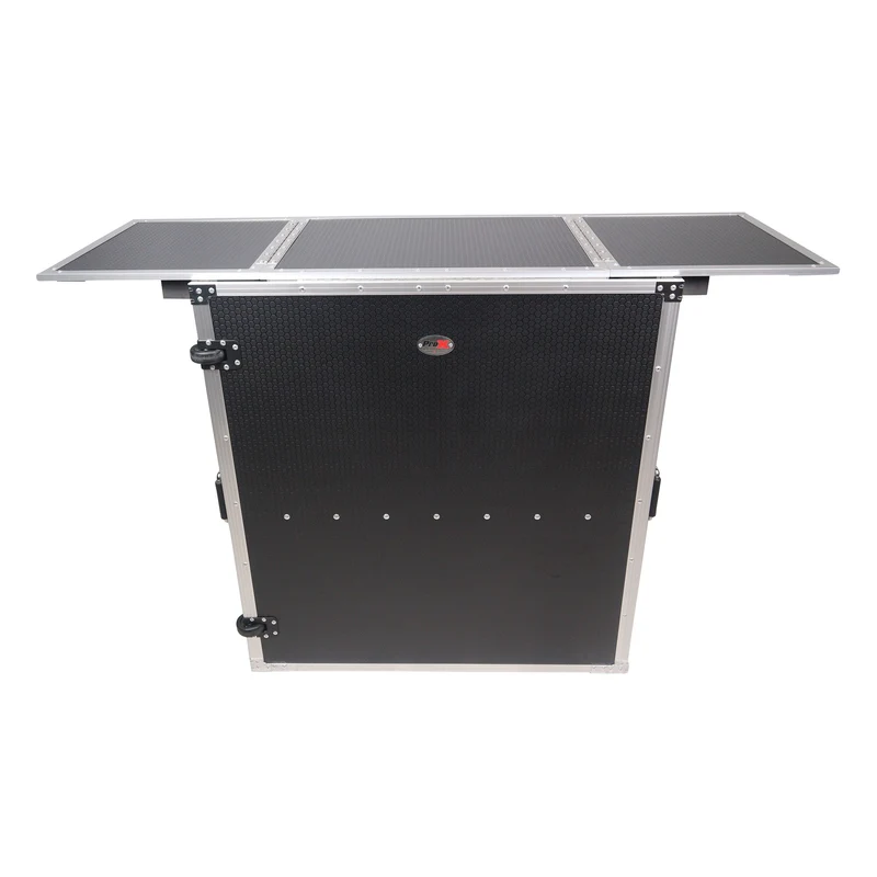 ProX XS-DJSTN Folding Flight Case Style DJ Workstation Table