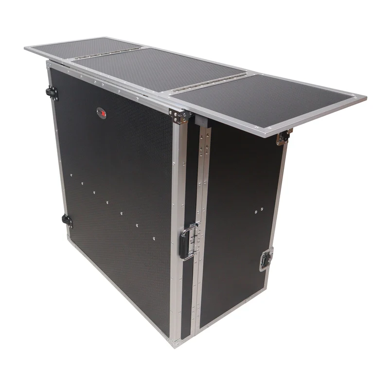 ProX XS-DJSTN Folding Flight Case Style DJ Workstation Table