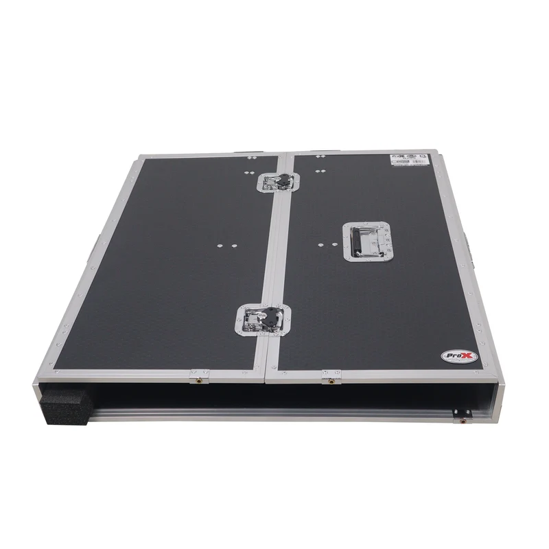 ProX XS-DJSTN Folding Flight Case Style DJ Workstation Table