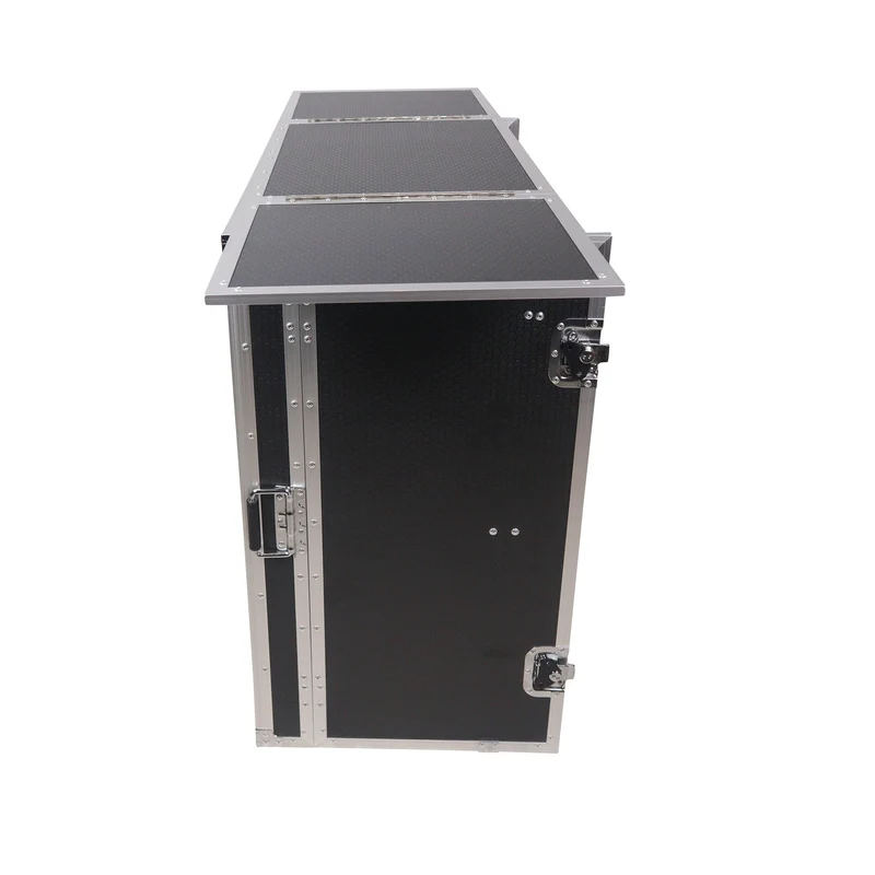 ProX XS-DJSTN Folding Flight Case Style DJ Workstation Table