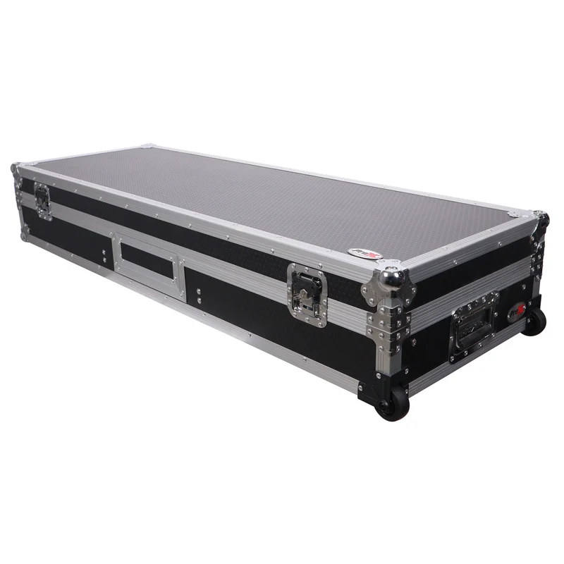ProX XS-TMC1012WLTFSTND DJ Coffin Flight Case for Turntables and Mixer