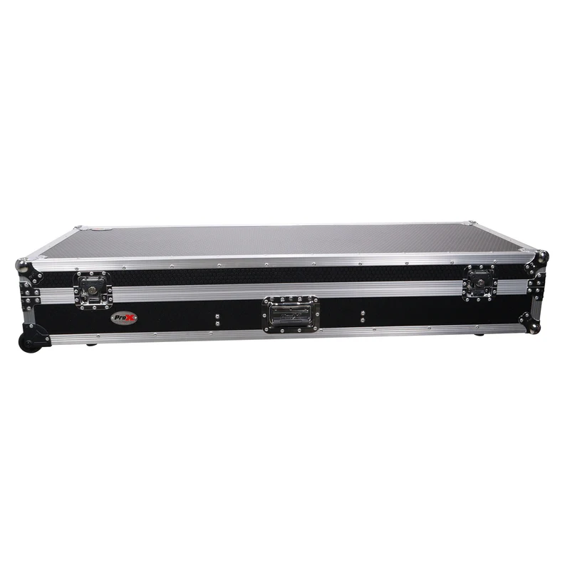 ProX XS-TMC1012WLTFSTND DJ Coffin Flight Case for Turntables and Mixer