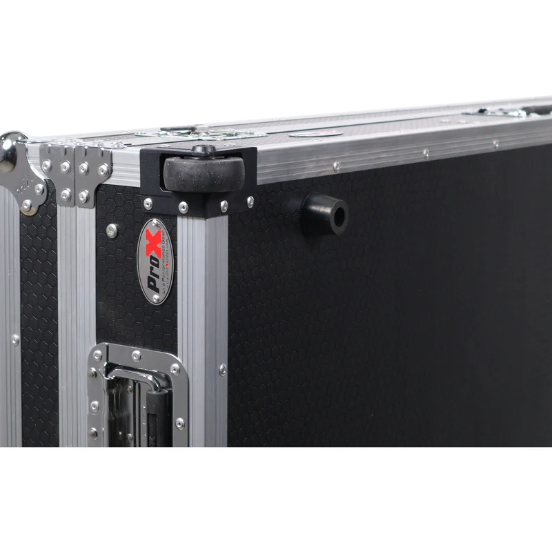 ProX XS-TMC1012WLTFSTND DJ Coffin Flight Case for Turntables and Mixer