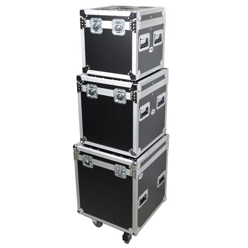 ProX XS-UTL49PKG3 Set of 3 Nested ATA Road Cases With Casters