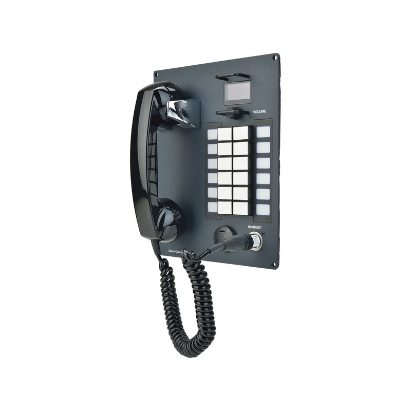 Clear-Com HCS Custom Handset Station Flush Mount Partyline Intercom | Metric