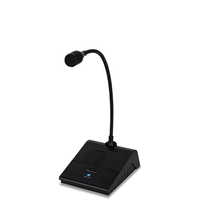 RCF BM 3014 Desktop Paging Microphone Console With Gooseneck