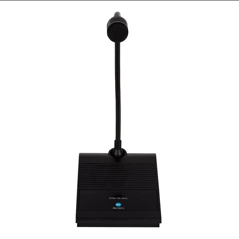 RCF BM 3014 Desktop Paging Microphone Console With Gooseneck