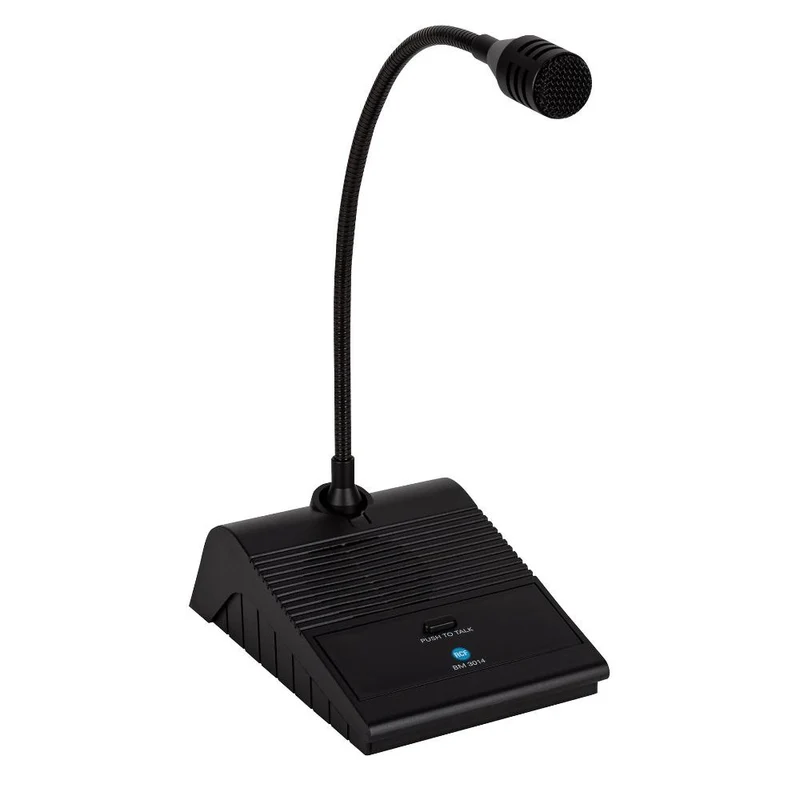 RCF BM 3014 Desktop Paging Microphone Console With Gooseneck