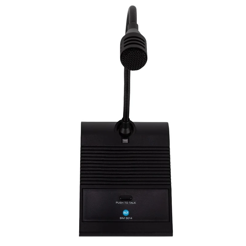 RCF BM 3014 Desktop Paging Microphone Console With Gooseneck