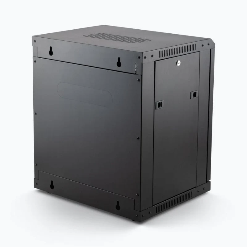 On-Stage Wall Mount Knock Down Rack Steel Enclosed Cabinet | 12U