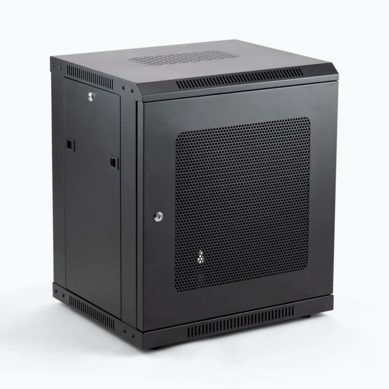 On-Stage Wall Mount Knock Down Rack Steel Enclosed Cabinet | 12U