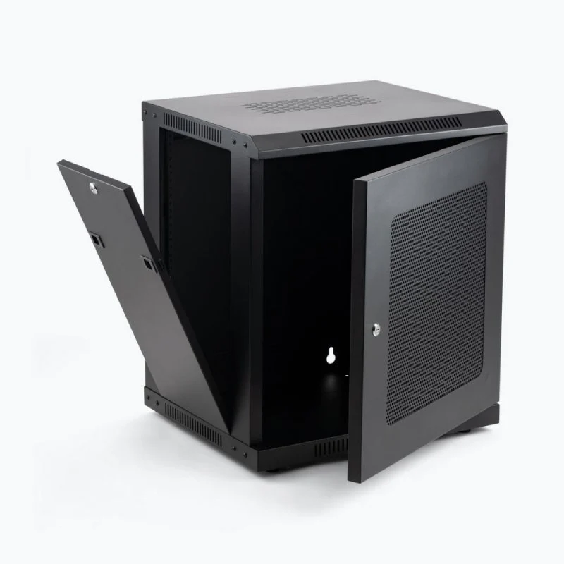 On-Stage Wall Mount Knock Down Rack Steel Enclosed Cabinet | 12U