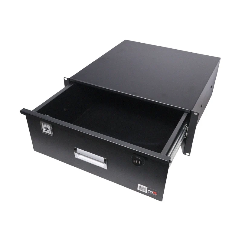 ProX Rack Mount Drawer Locking Steel Sliding Storage | 4U | 12"