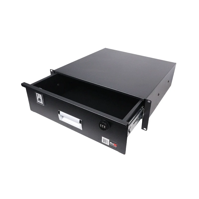 ProX Rack Mount Drawer Locking Steel Sliding Storage | 3U | 12"