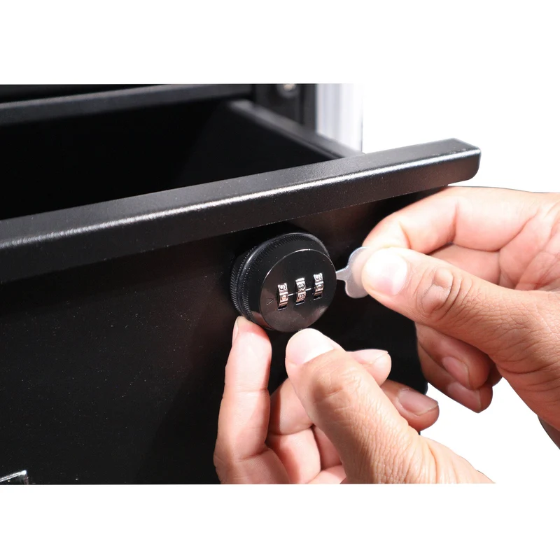 ProX Rack Mount Drawer Locking Steel Sliding Storage | 3U | 12"