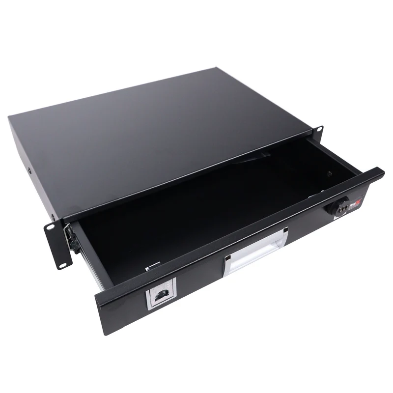 ProX Rack Mount Drawer Locking Steel Sliding Storage | 2U | 12"