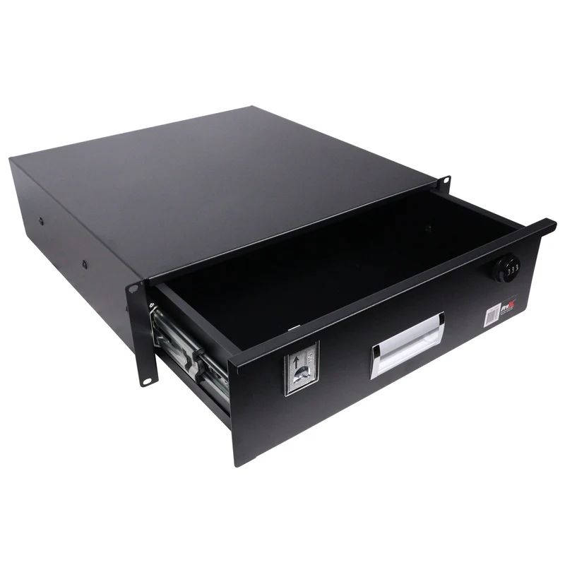 ProX Rack Mount Drawer Locking Steel Sliding Storage | 3U | 18"