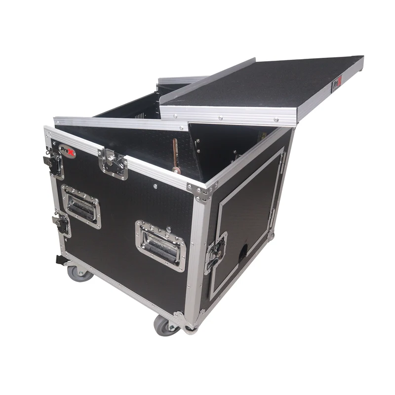 ProX T-10MRLT 10U Combo Rack Flight Case With Laptop Shelf